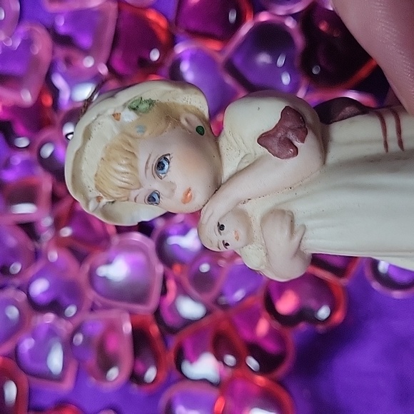 Cara 1988 Jan Hagara porcelain christmas vintage hanging ornament - Picture 4 of 5